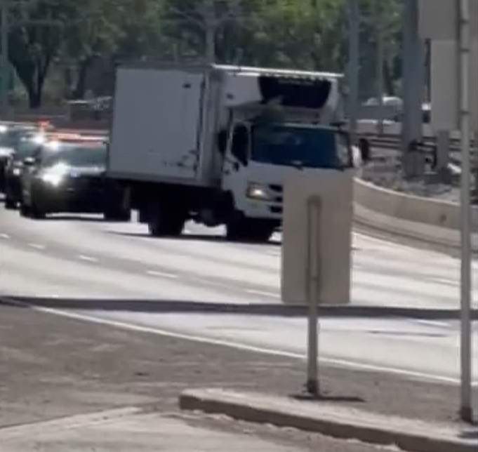 Police tailed the stolen cube van along memorial drive before unsuccessfully attempting to stop it near Edmonton Trail when the shooting took place.