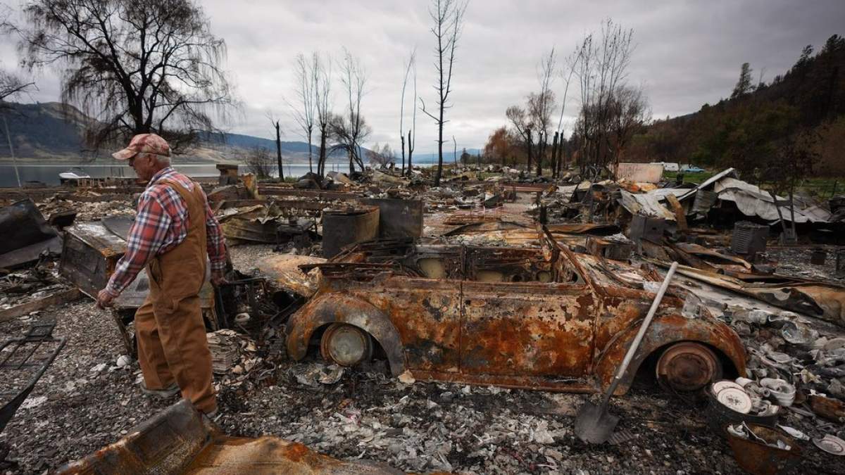 ‘God cleaned the slate’: Ashes pave the road to recovery after B.C. wildfires