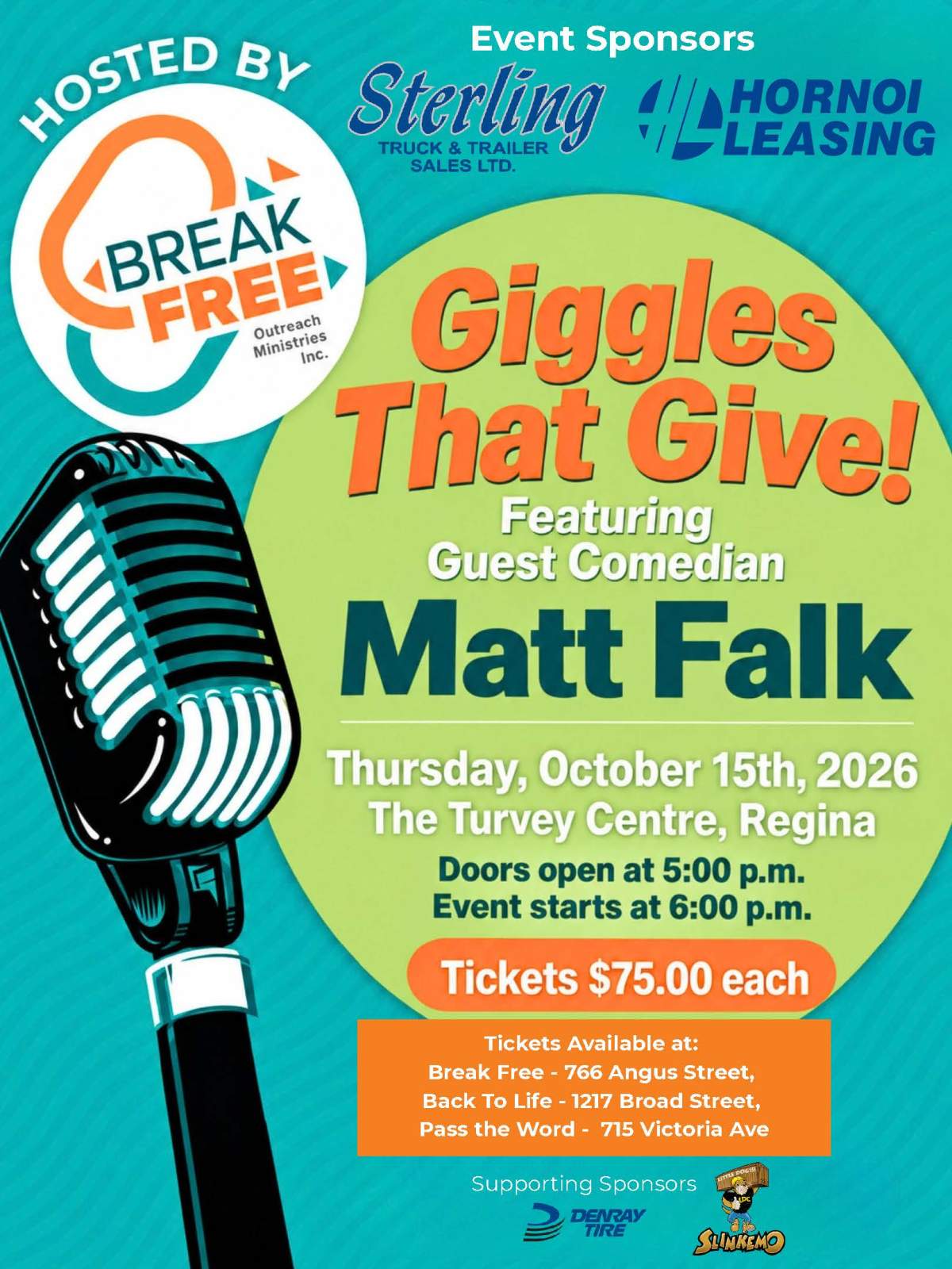 2026 Fundraising Gala – Giggles That Give proudly supported by Global Regina - image