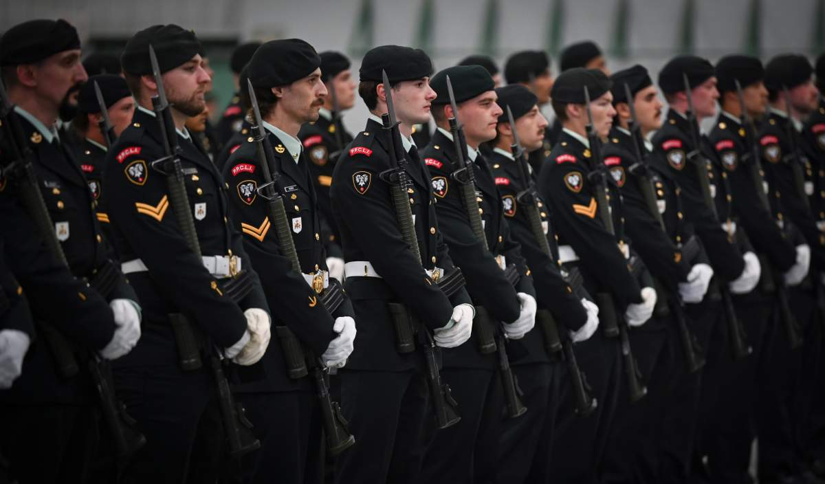 A 1st Canadian Division signing ceremony at CFB Edmonton on Thursday, Sept. 10, 2026.