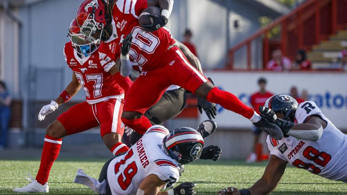 Calgary Stampeders down Ottawa Redblacks 40-38
