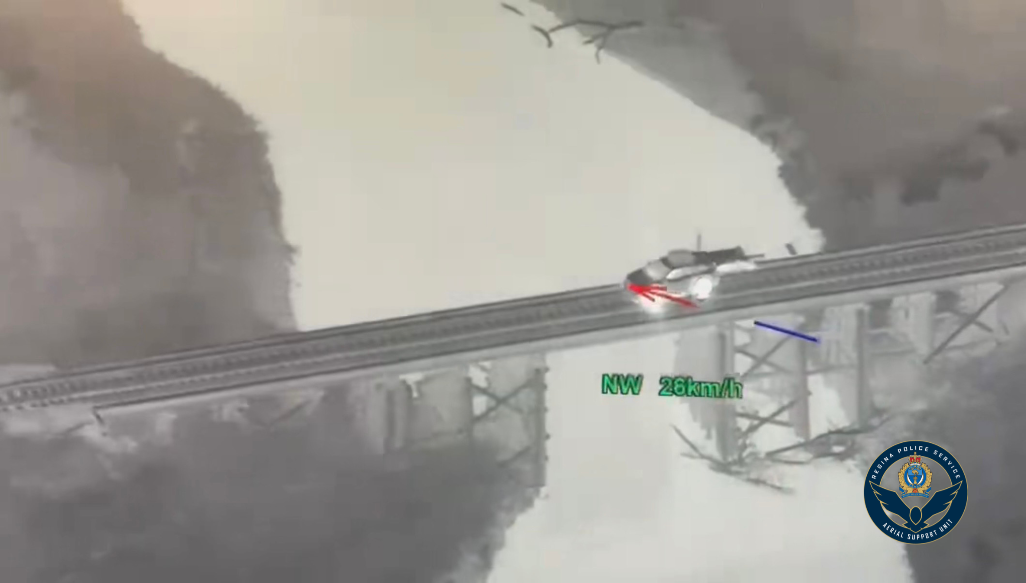 How a High Speed Stolen Vehicle Chase Through Regina Ended in a Train Track Crash