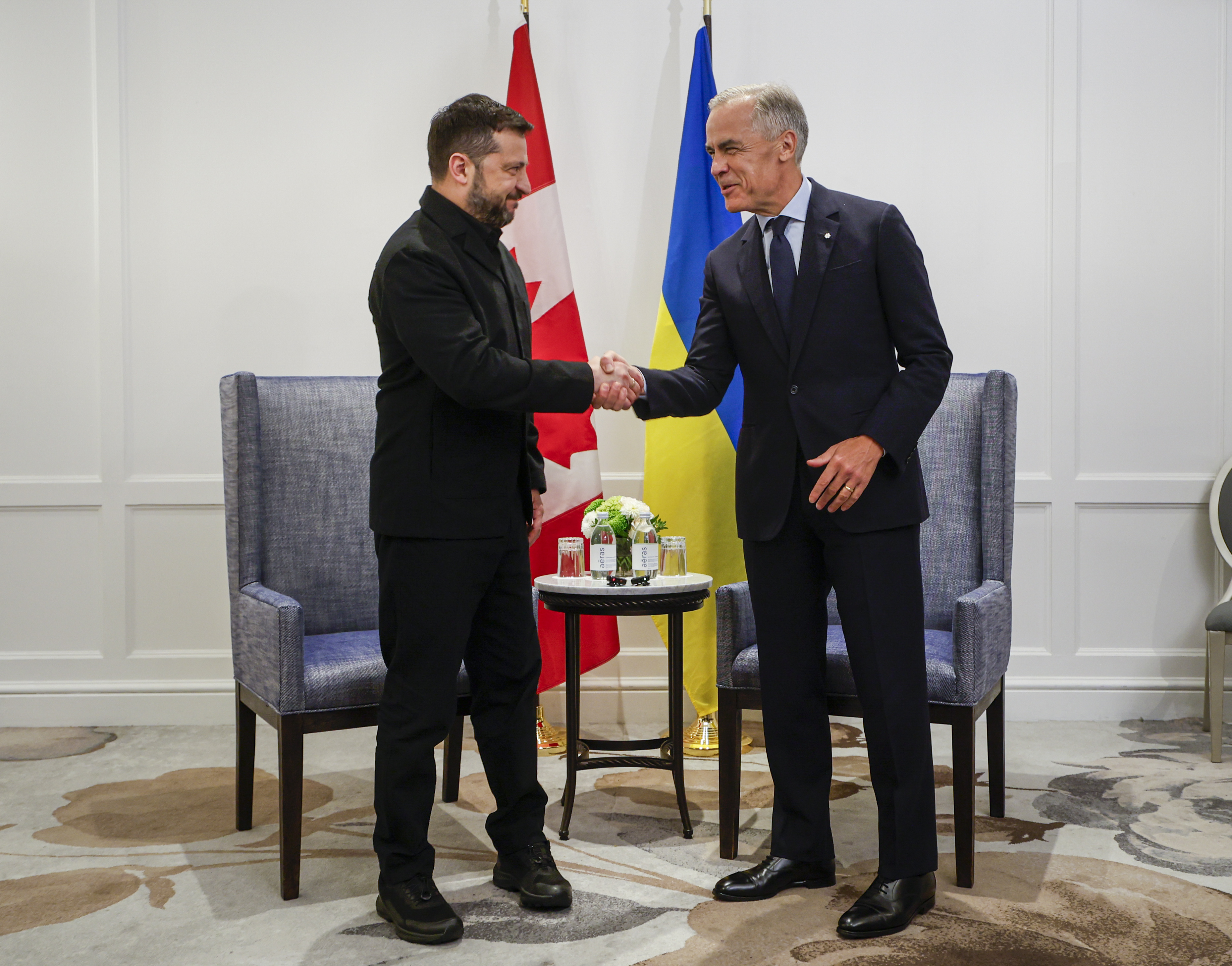 Carney, Zelenskyy emphasize ‘shared values’ amid ‘global rupture’