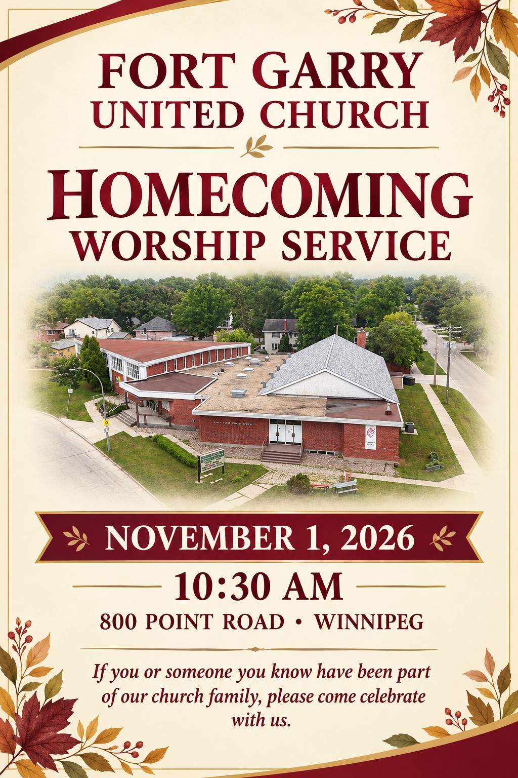 Fort Garry United Church Homecoming - image