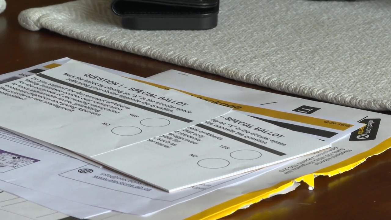 Deadline moved up as demand surges for Alberta referendum mail-in ballots