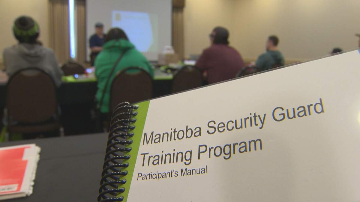 Training manual for Manitoba security guards
