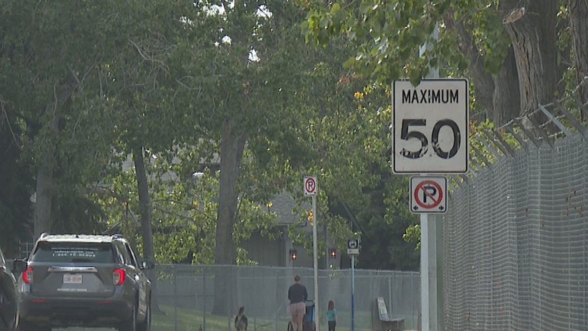 Speed Limit sign in Lake Bonavista