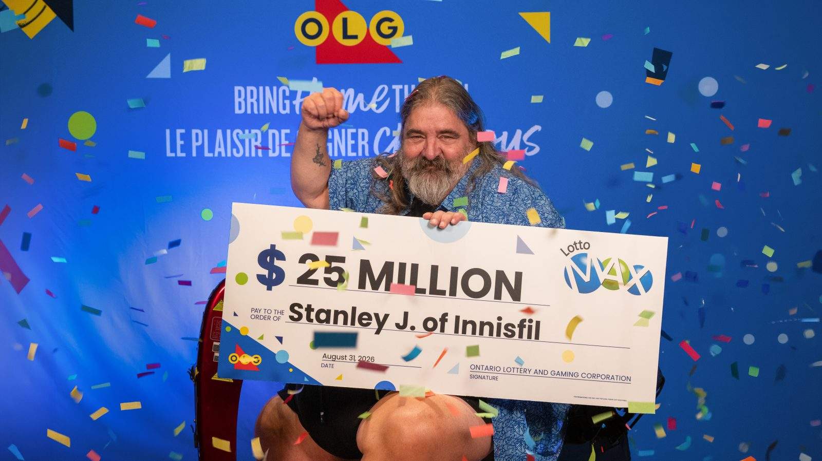 ‘A friggin’ millionaire’: Ontario man snags $25M Lotto Max jackpot