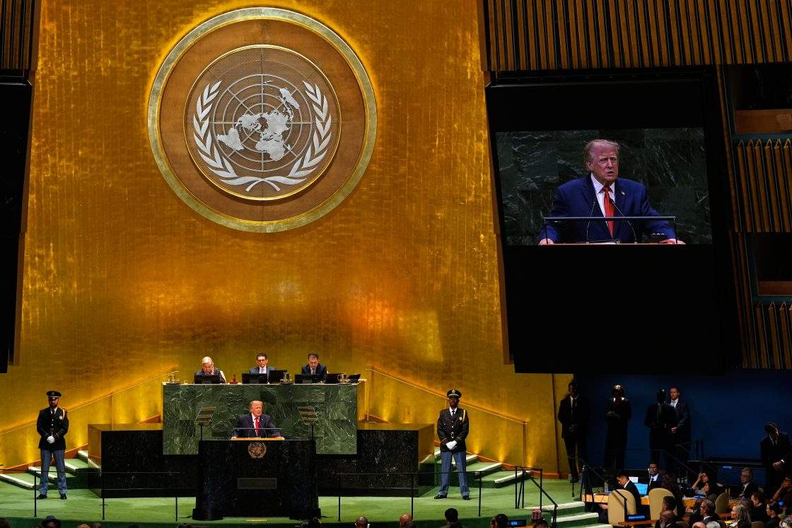 Trump defends starting war against Iran in address to UN General Assembly