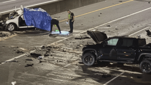 Tragedy on Highway 1 early on Wednesday morning after two people were killed in a crash.