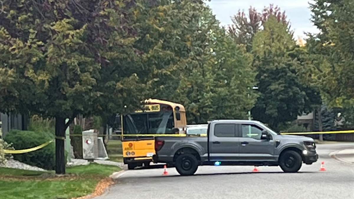 RCMP remind drivers to stop for school buses after two Kelowna students are struck by a vehicle