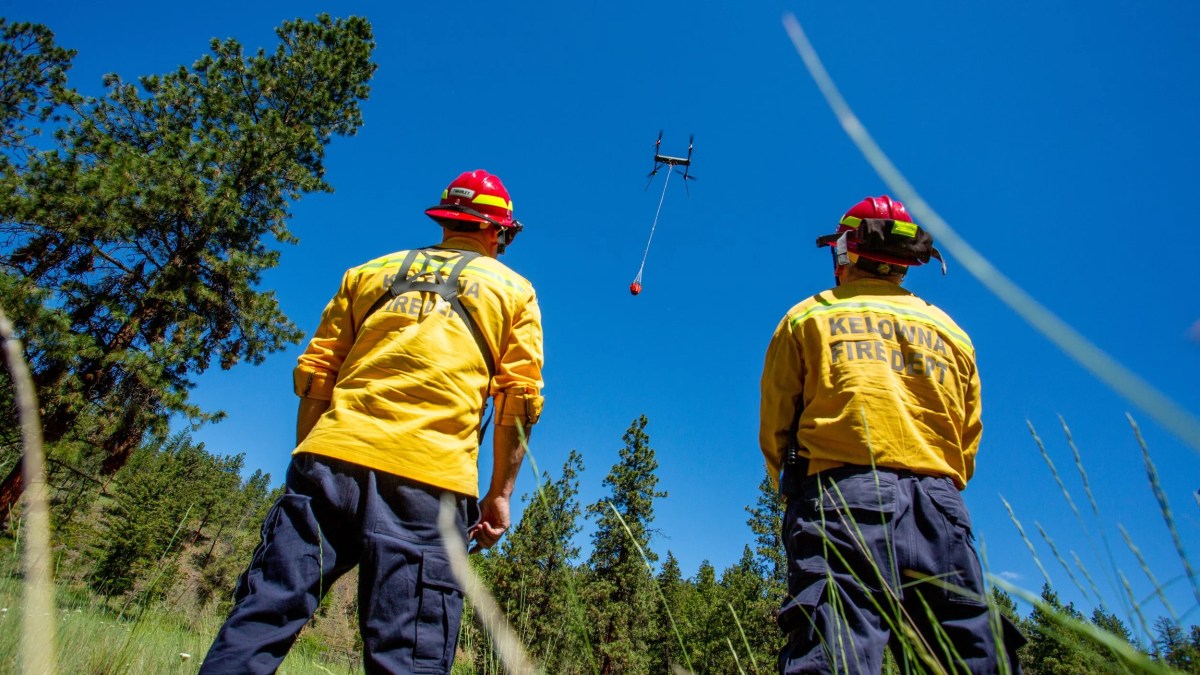 Drones could take on bigger role in future wildfire firefighting