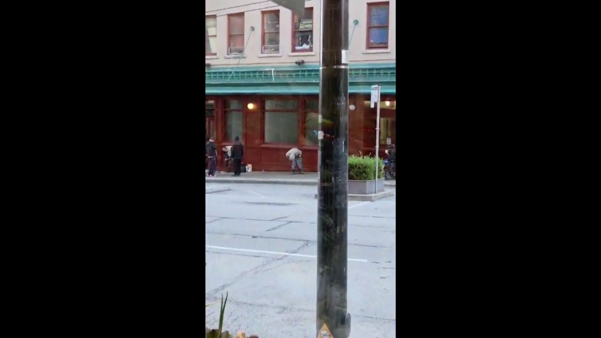 Kurtis Lemon said it is common to see open drug use and street disorder across the street from his flower shop.
