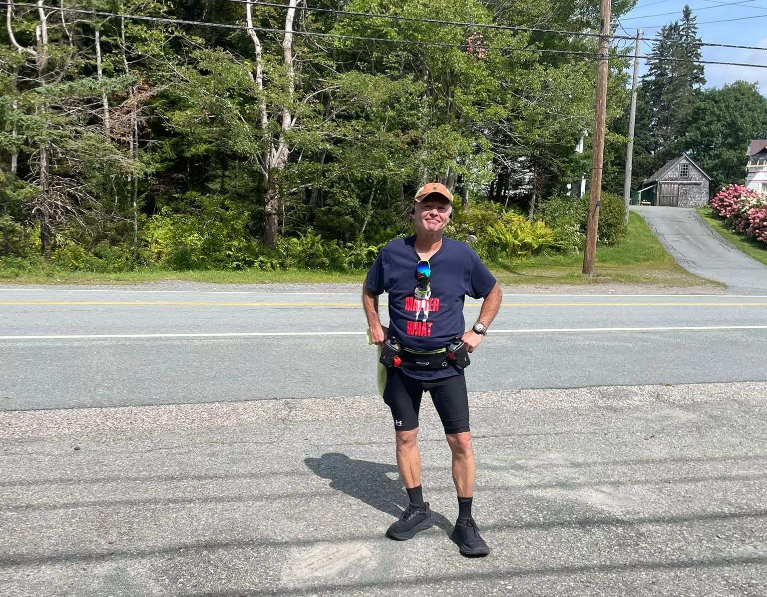 ‘I just keep going’: Bedford man takes 46-km walk in honour of Terry Fox, late mother-in-law