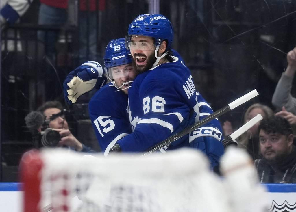 Kirill Marchenko records hat trick, but Maple Leafs lose to Sabres in overtime