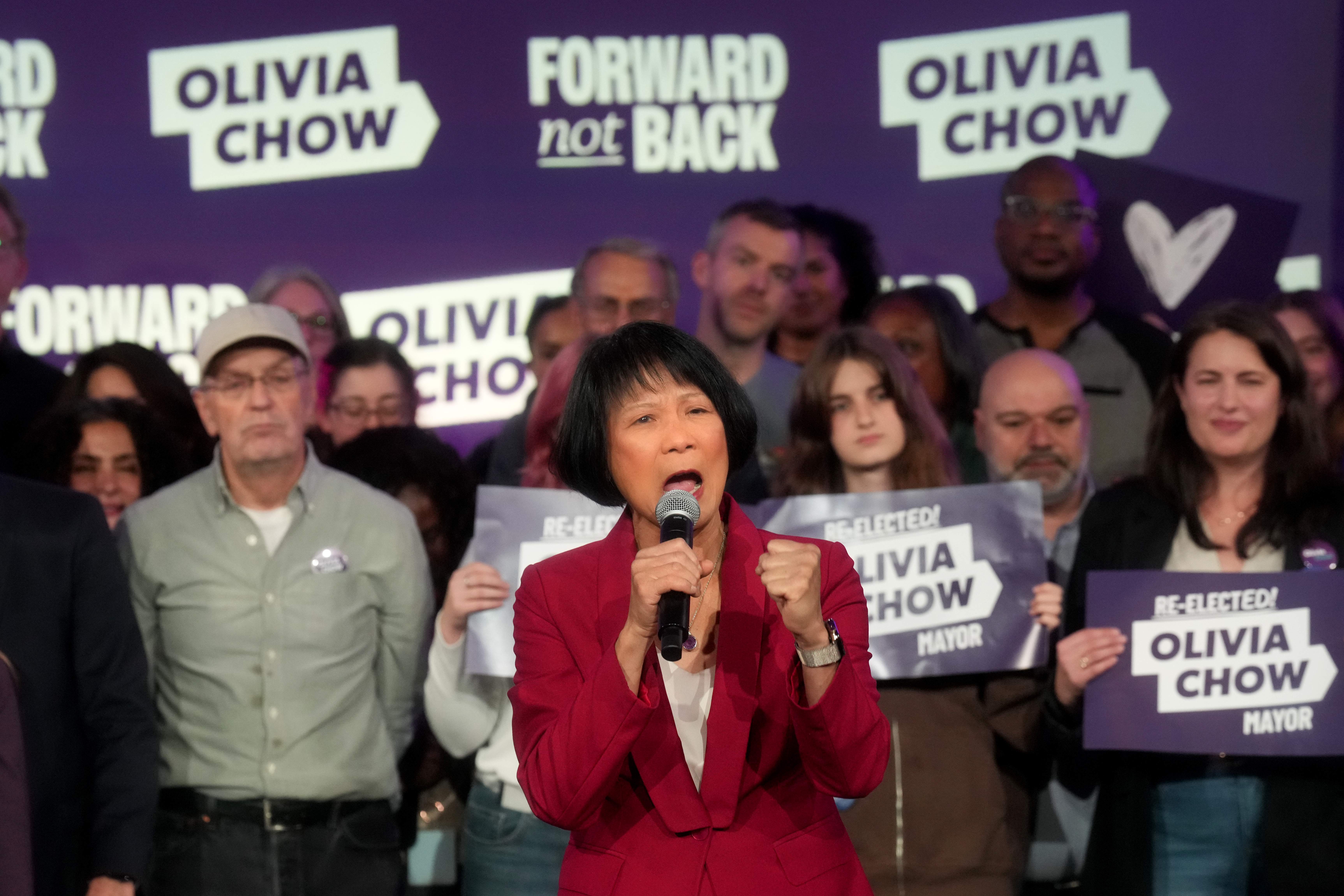 Toronto voters re-elect Olivia Chow as mayor of Canada’s largest city