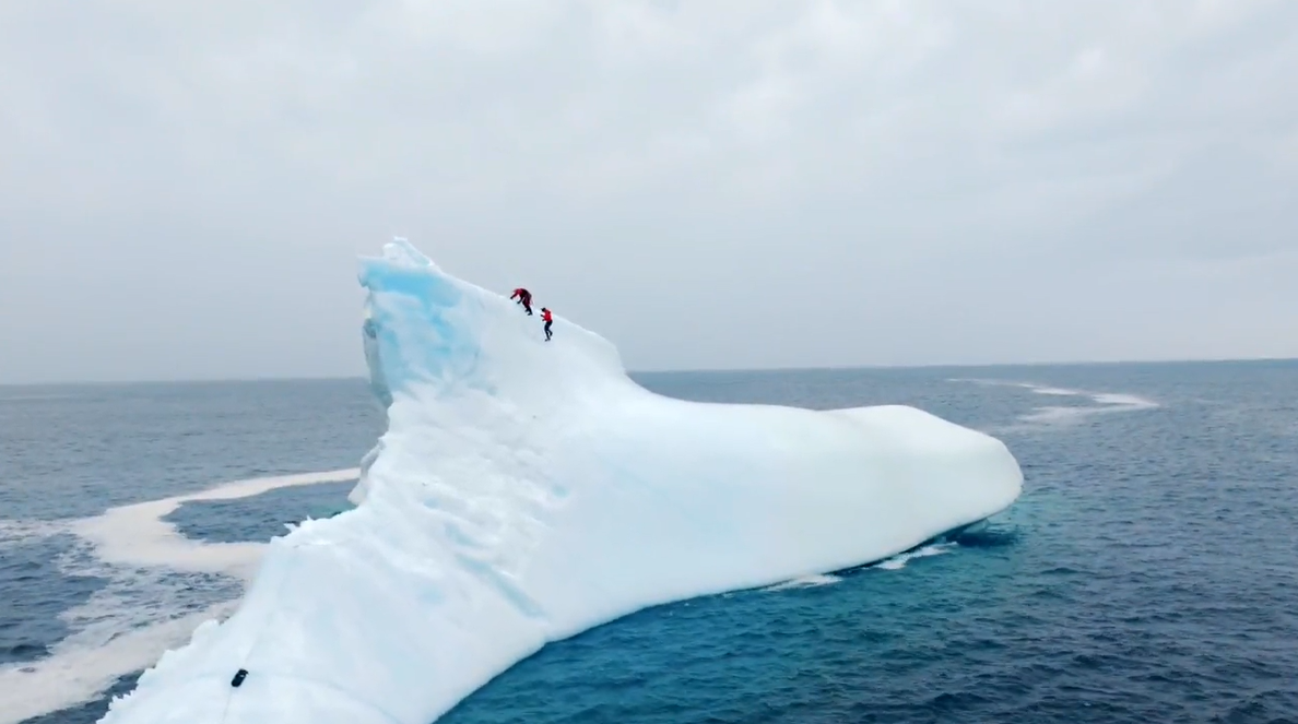Why Molly Carlson Had Only Minutes To Spare Before Her Historic Iceberg Dive