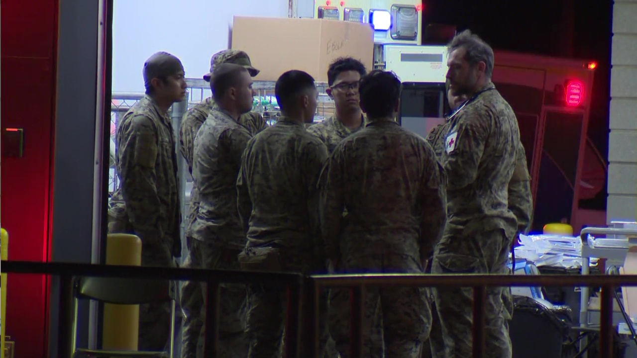 Canadian military medical personnel being briefed at the hospital in Wainwright on Saturday, October 17, 2026