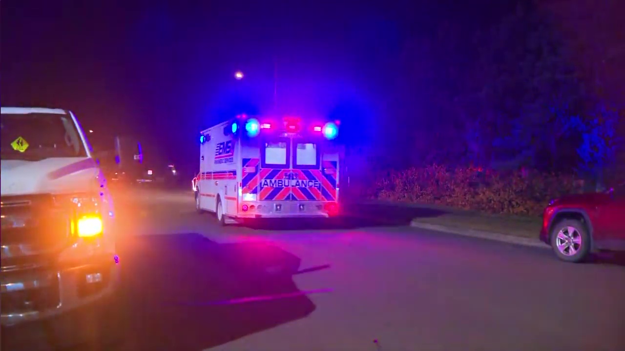 Emergency crews staging near CFB Wainwright in central Alberta on Saturday, October 17, 2026.