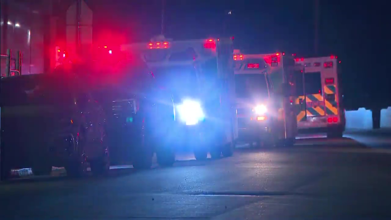 Emergency crews staging near CFB Wainwright in central Alberta on Saturday, October 17, 2026.