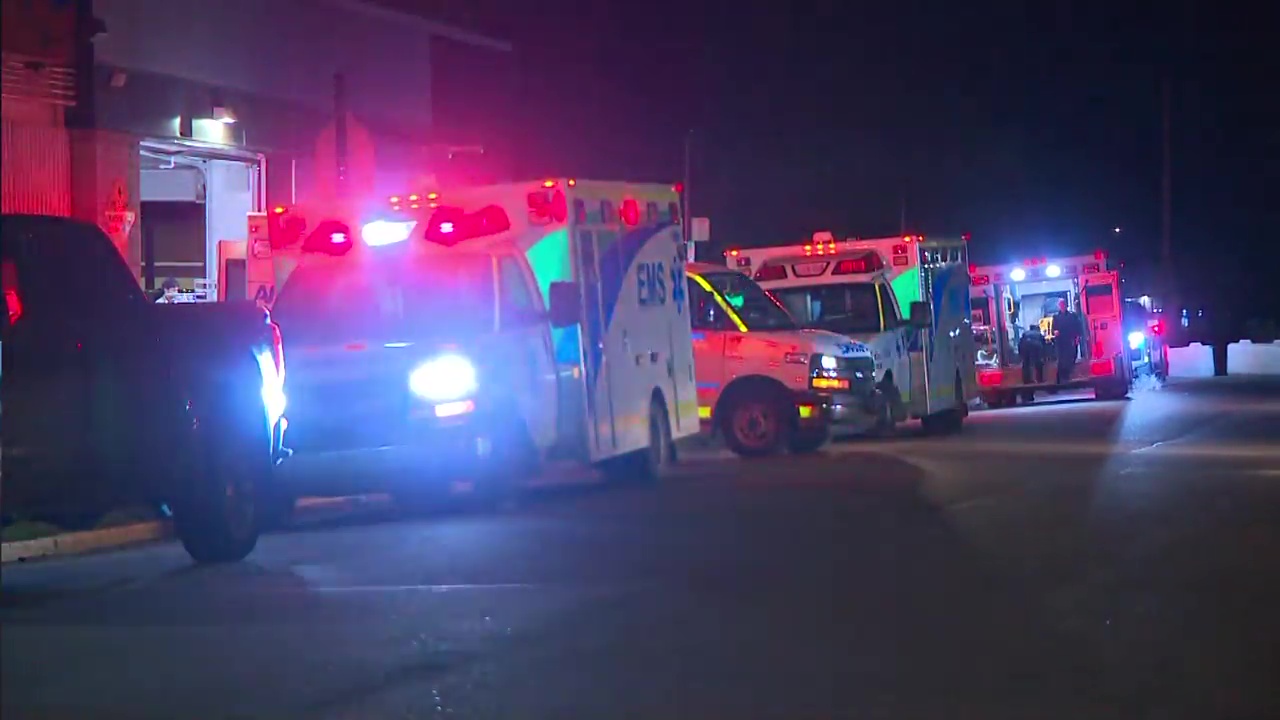 Emergency crews staging near CFB Wainwright in central Alberta on Saturday, October 17, 2026.