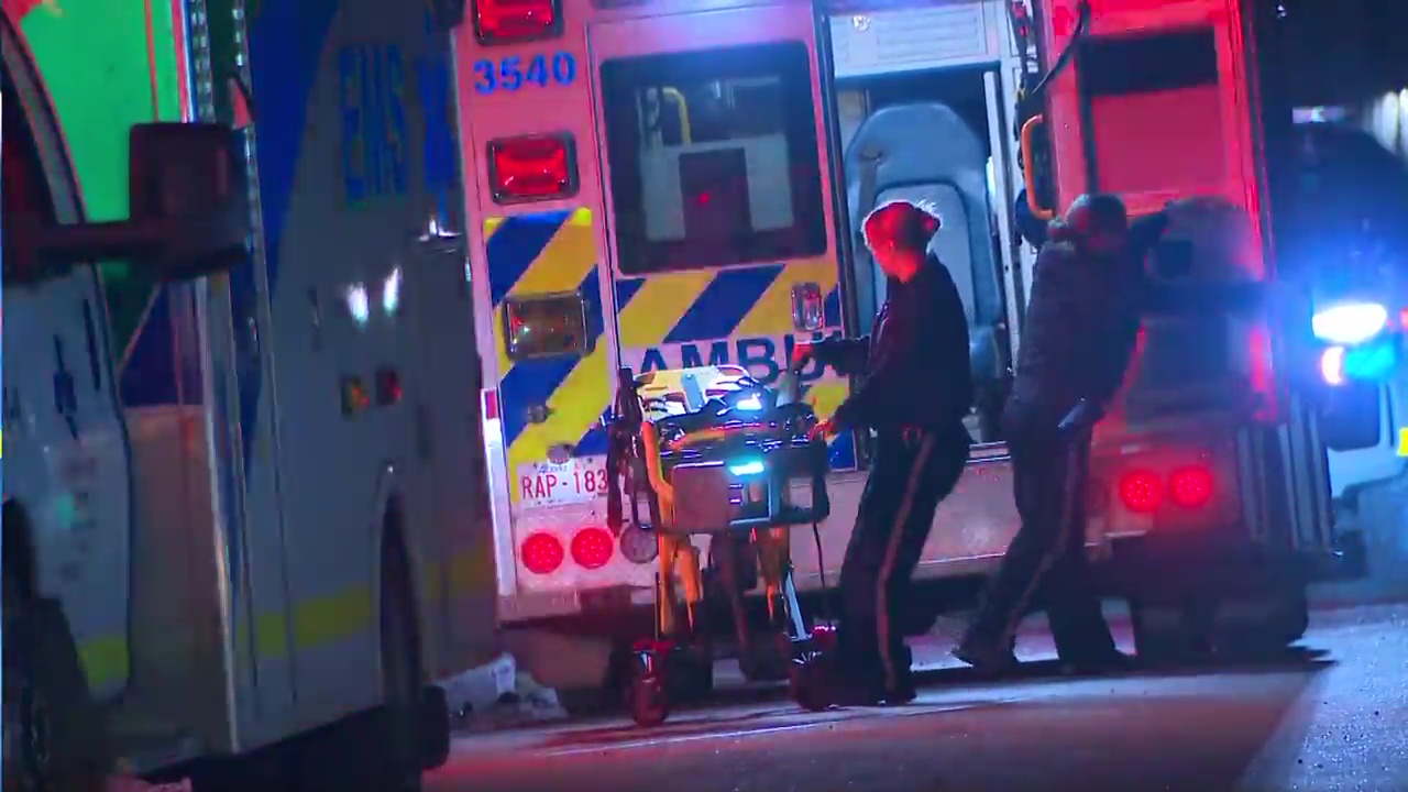 Emergency crews staging near CFB Wainwright in central Alberta on Saturday, October 17, 2026.