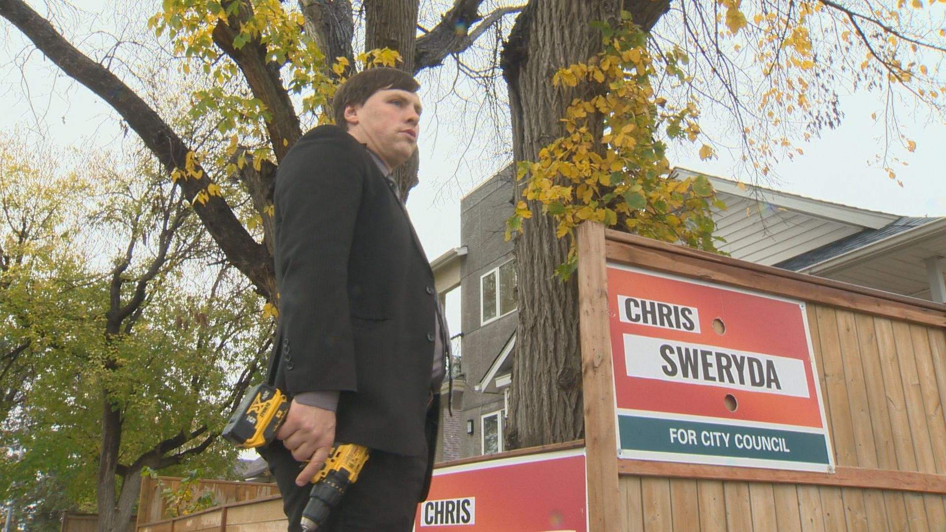 ‘New norm’: election signs missing and vandalized across Manitoba