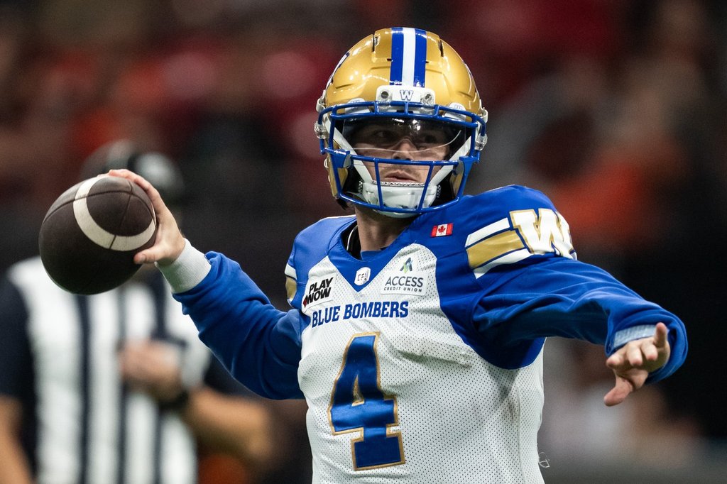 Дру Браун ще започне за Winnipeg Blue Bombers на Източен полуфинал срещу Argos