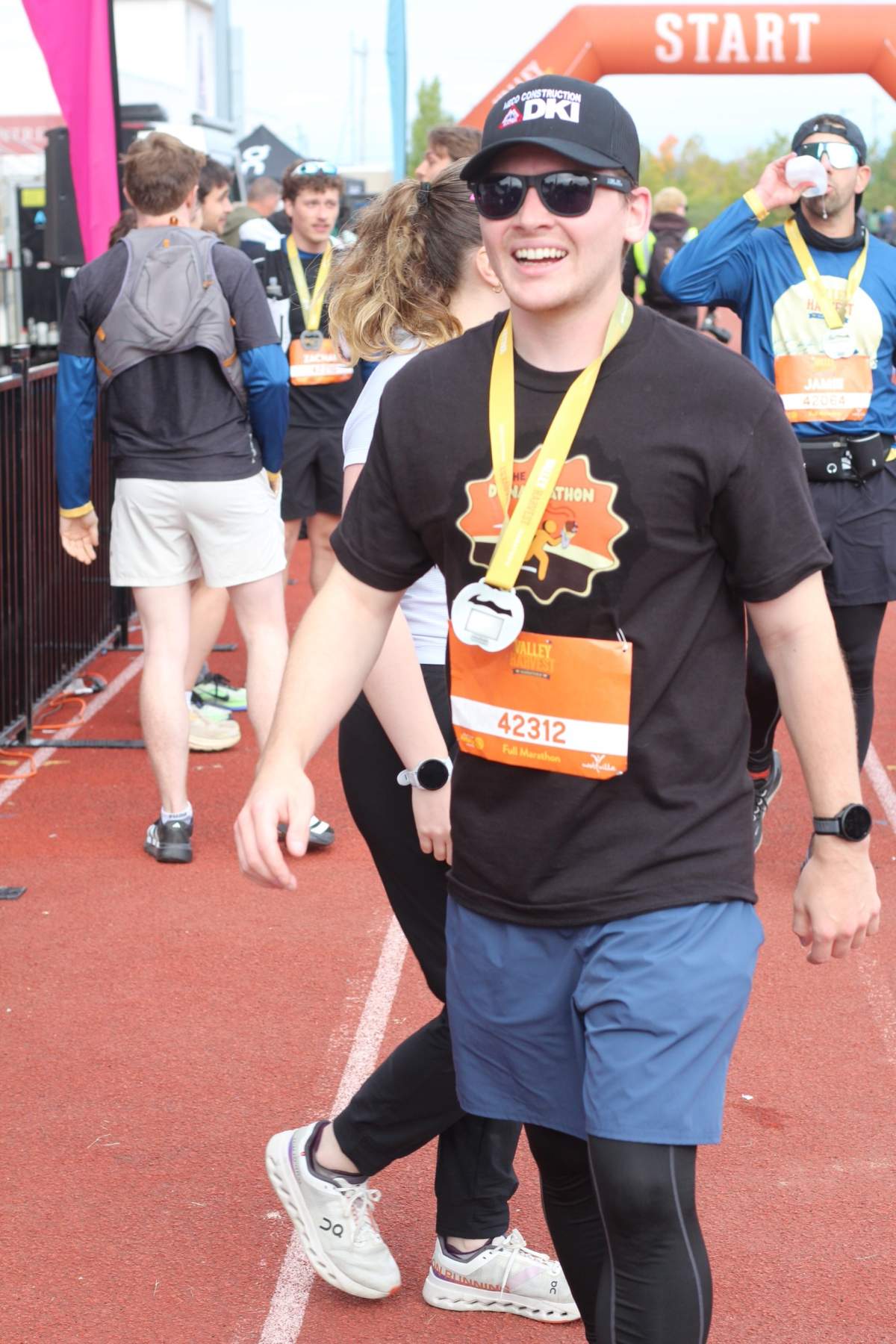 David Wadden recently completed the Valley Harvest Marathon.
